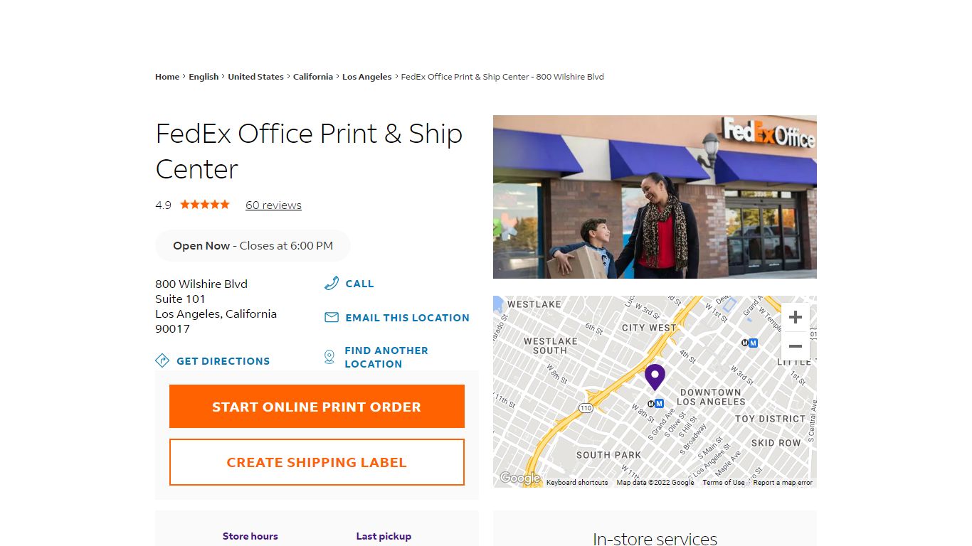 FedEx Office - Los Angeles, CA - 800 Wilshire Blvd 90017 - Print & Ship ...